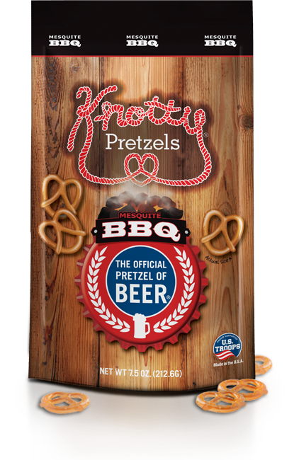 Knotty Pretzel Mesquite BBQ Flavor