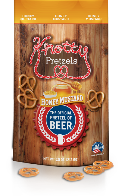 Knotty Pretzel Honey Mustard Flavor