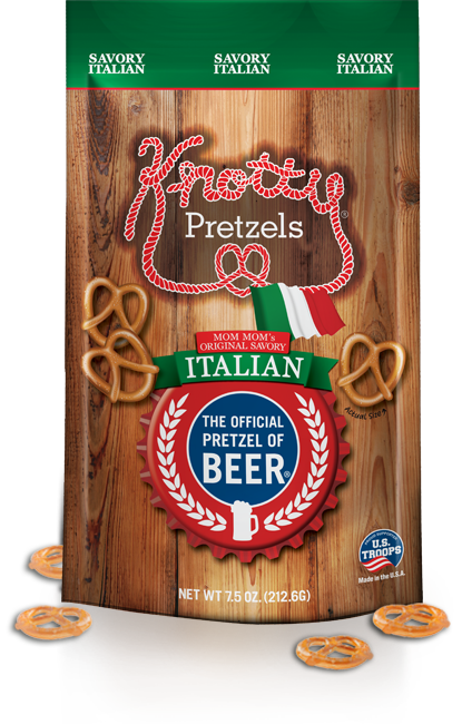 Knotty Pretzel Mom Mom’s Original Savory Italian Flavor