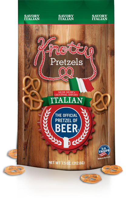 Knotty Pretzel Mom Mom’s Original Savory Italian Flavor