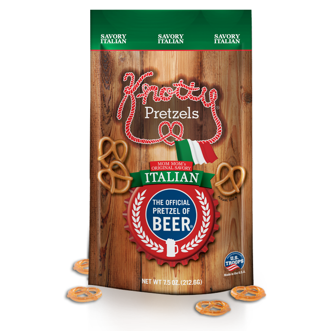 Knotty Pretzel Mom Mom’s Original Savory Italian Flavor